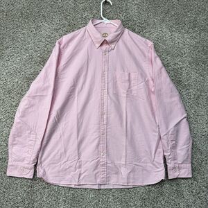 Brooks Brothers Red Fleece Chambray Shirt Men's XL Pink Button Down Brand New